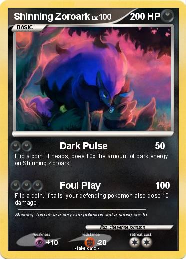 Pokemon Shinning Zoroark