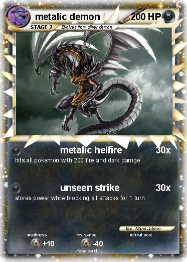 Pokemon metalic demon