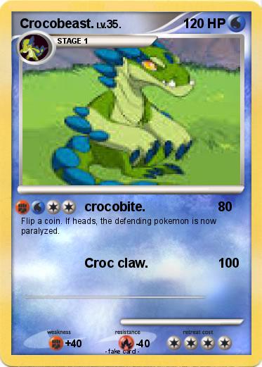 Pokemon Crocobeast.