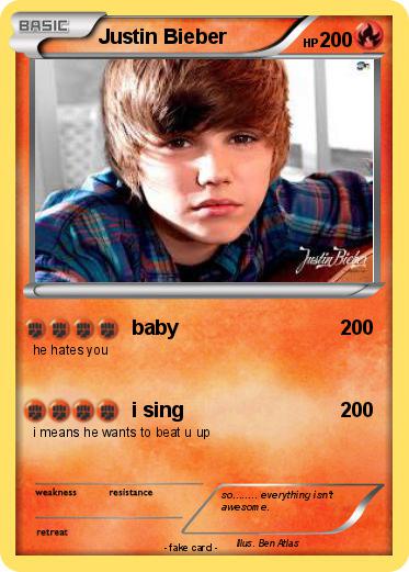 Pokemon Justin Bieber