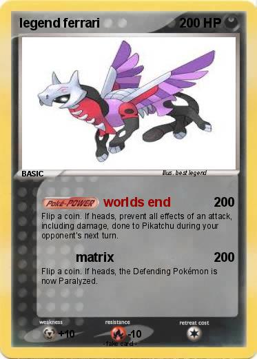 Pokemon legend ferrari