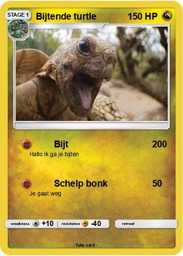 Pokemon Bijtende turtle