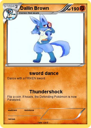 Pokemon Dallin Brown