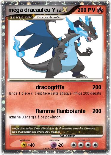 Pokemon méga dracaufeu Y