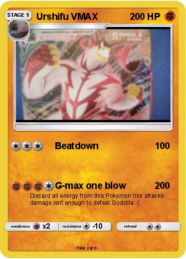 Pokemon Urshifu VMAX