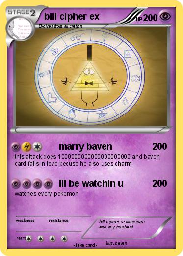 Pokemon bill cipher ex