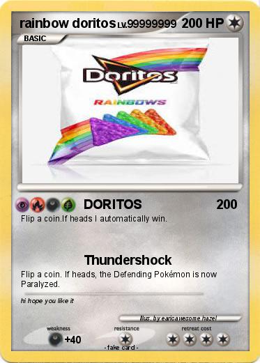 Pokemon rainbow doritos