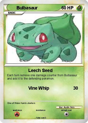 Pokemon Bulbasaur