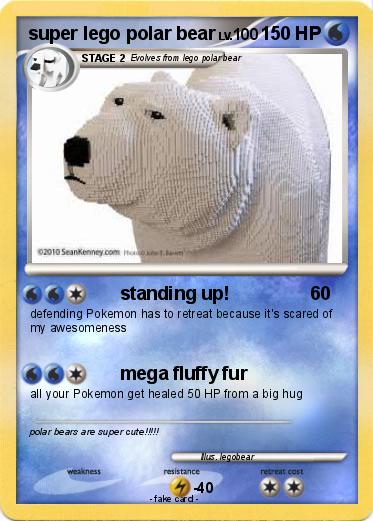 Pokemon super lego polar bear