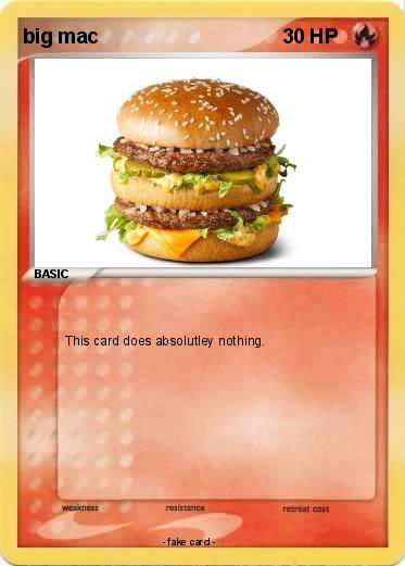 Pokemon big mac