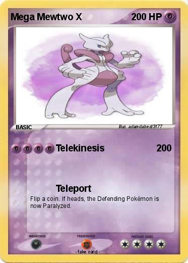 Pokemon Mega Mewtwo X