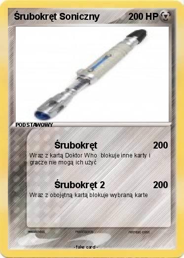 Pokemon Śrubokręt Soniczny