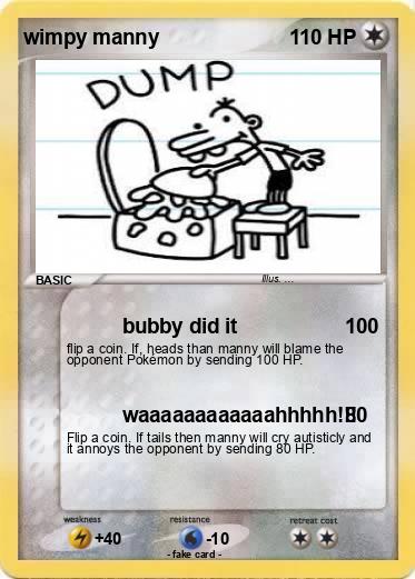 Pokemon wimpy manny