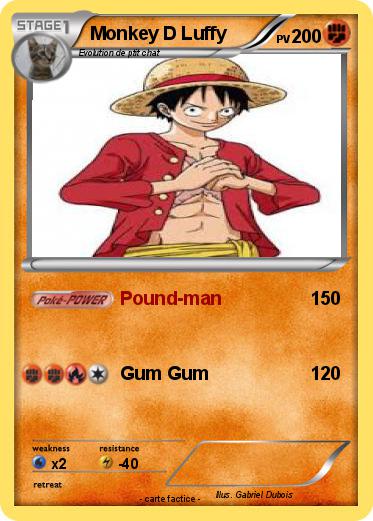 Pokemon Monkey D Luffy