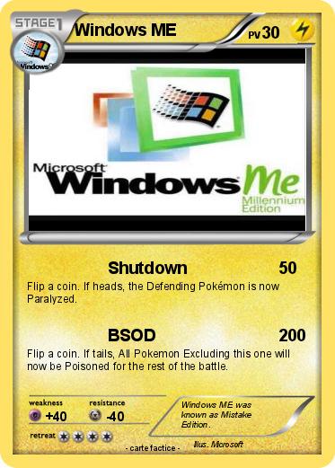 Pokemon Windows ME