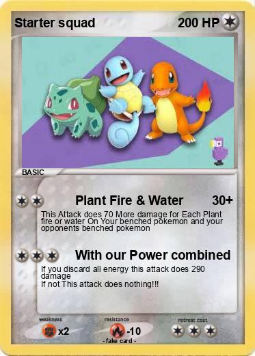 Pokemon Starter squad