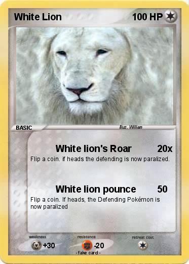 Pokemon White Lion