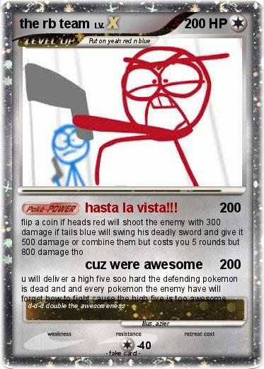 Pokemon the rb team