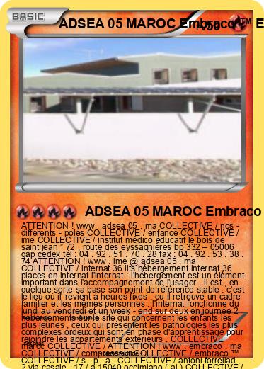 Pokemon ADSEA 05 MAROC Embraco ™ EMT 6152 U COLLECTIVE MAROC UNITÉ A INTERNAT MAROC IME MAROC
