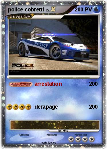 Pokemon police cobretti