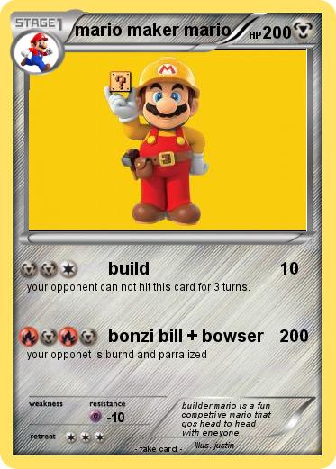 Pokemon mario maker mario