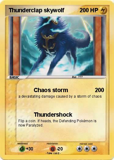 Pokemon Thunderclap skywolf