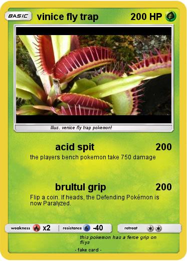 Pokemon vinice fly trap