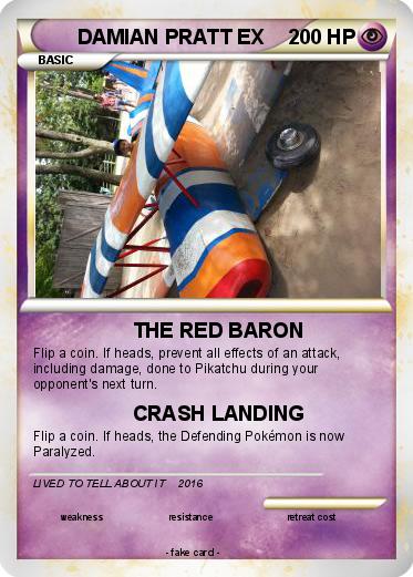 Pokemon DAMIAN PRATT EX