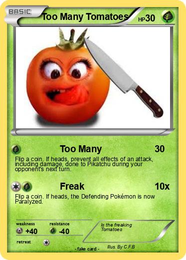 Pokemon Too Many Tomatoes