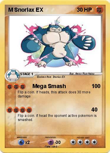 Pokemon M Snorlax EX