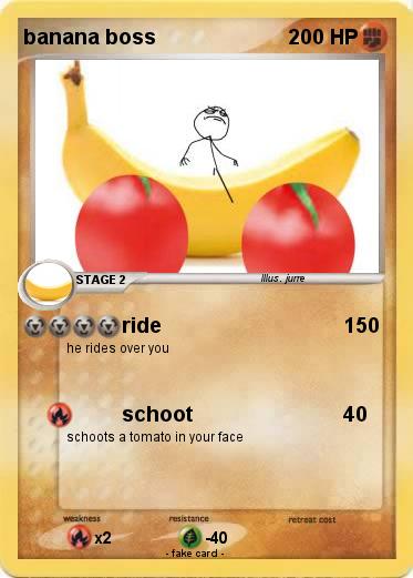 Pokemon banana boss