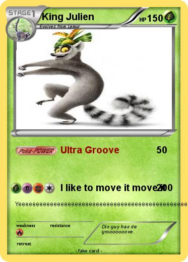 Pokemon King Julien