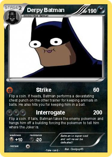 Pokemon Derpy Batman