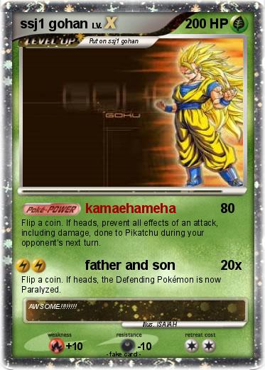 Pokemon ssj1 gohan