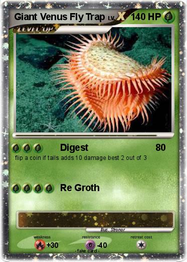 Pokemon Giant Venus Fly Trap