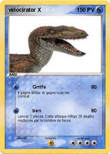 Pokemon velocirator X