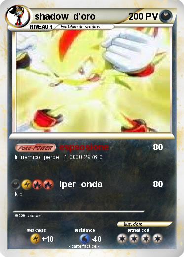 Pokemon shadow  d'oro