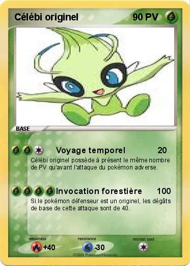 Pokemon Célébi originel