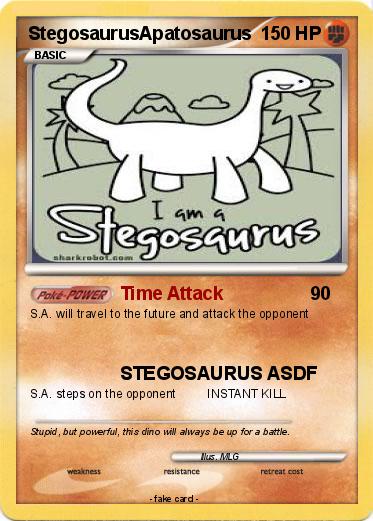 Pokemon StegosaurusApatosaurus
