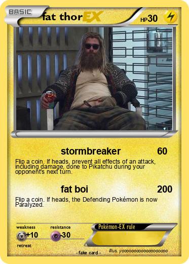 Pokemon fat thor