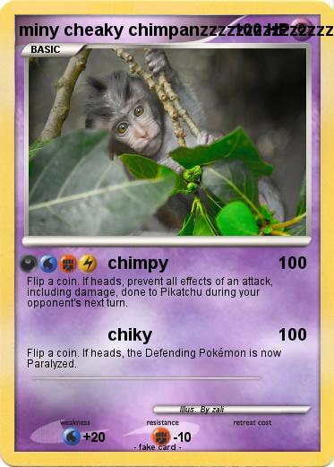 Pokemon miny cheaky chimpanzzzzzzzzzzzzzzze