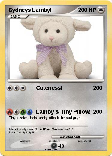 Pokemon Sydneys Lamby!