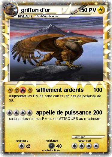 Pokemon griffon d'or