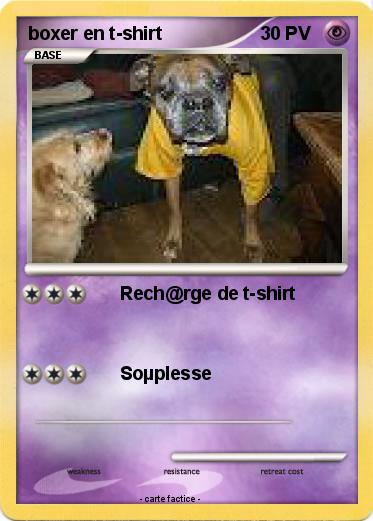 Pokemon boxer en t-shirt