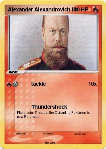 Pokemon Alexander Alexandrovich III