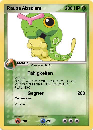 Pokemon Raupe Absolem