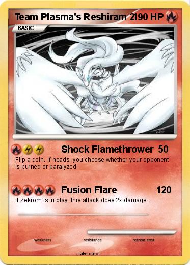 Pokemon Team Plasma's Reshiram 2