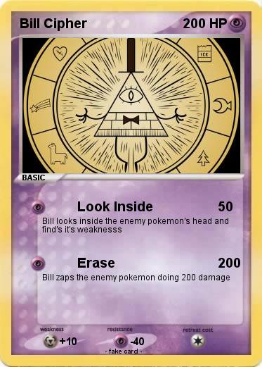 Pokemon Bill Cipher