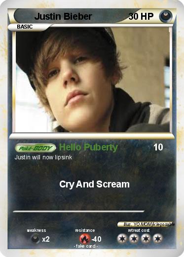 Pokemon Justin Bieber