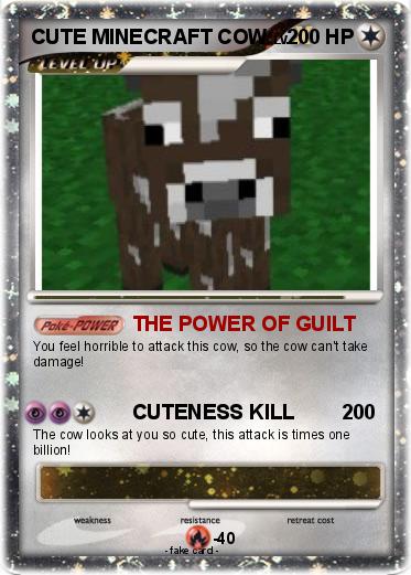 Pokemon CUTE MINECRAFT COW